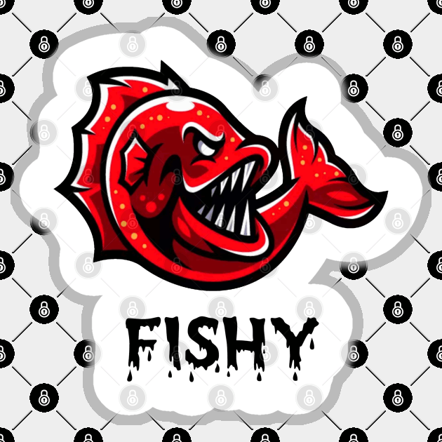 Fishy Sticker by Dorran